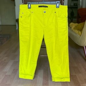 Bright chartreuse yellow/green Calvin Klein pants